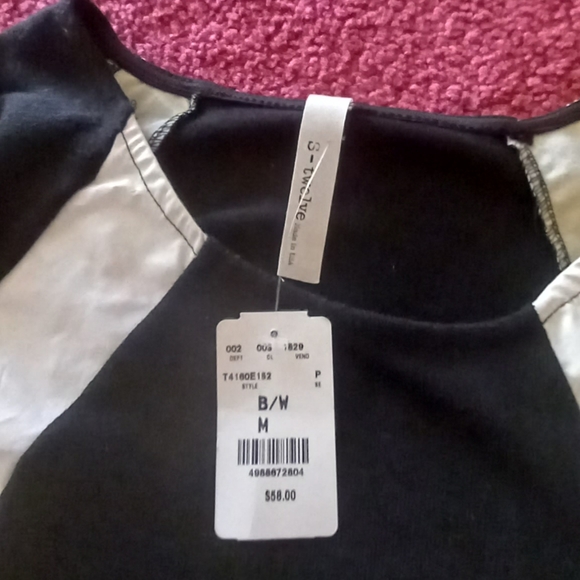 Black and white designer Top - Picture 2 of 5